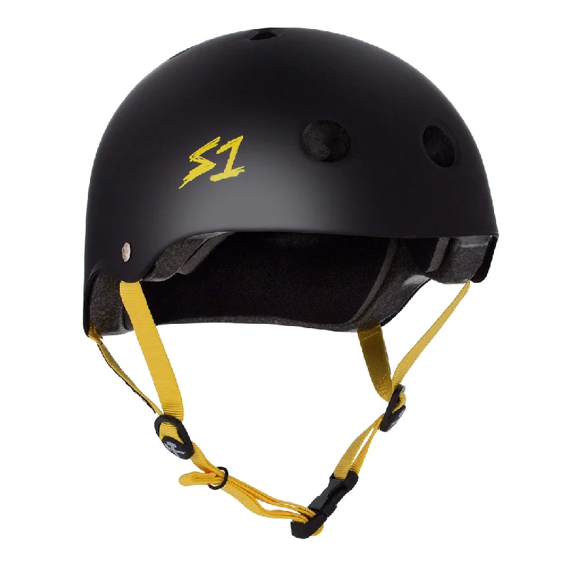 S-One Lifer Helmet - Black/Yellow Matte