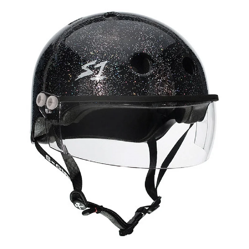 S-One Visor Lifer Helmet - Black Glitter