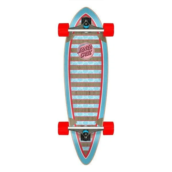 Santa Cruz Decoder Wave Pintail Cruiser Longboard Complete 33"