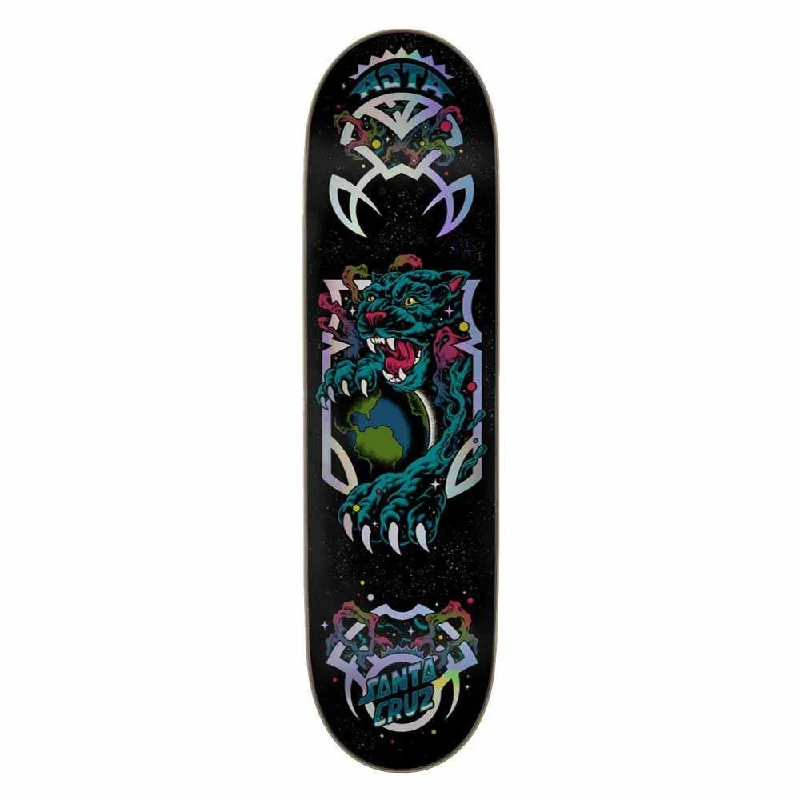 Santa Cruz Skateboard Deck VX Asta Space Cat Black/Blue 8.25"