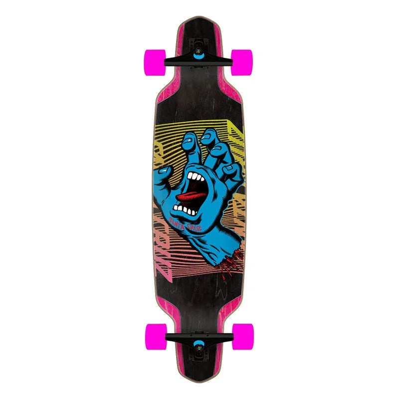 Santa Cruz Split Hand 9.50" x 37.52" Drop Down Cruiser Skateboard