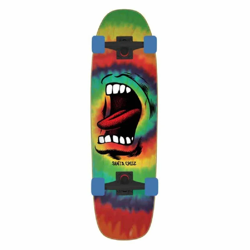 Santa Cruzer Complete Skateboard Screaming Mouth Multi 8.4"