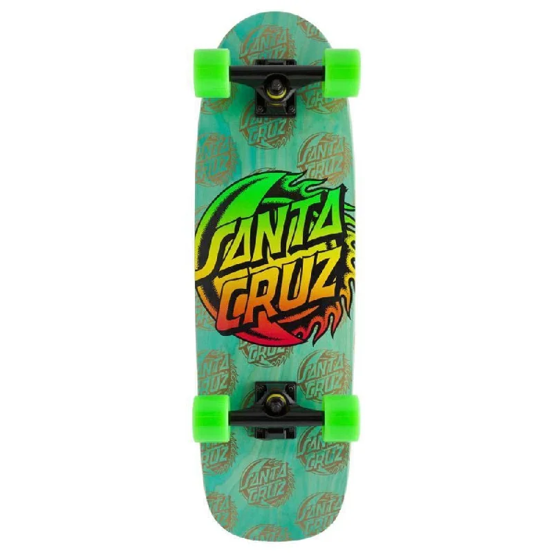 Santa Cruzer Factory Complete Skateboard Eclipse Dot Street Multi 8.79"