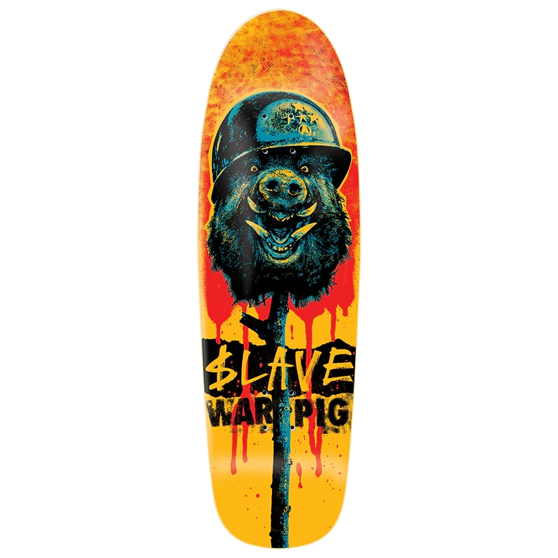 Slave War Pig 2024 9.5" Shaped Skateboard Deck