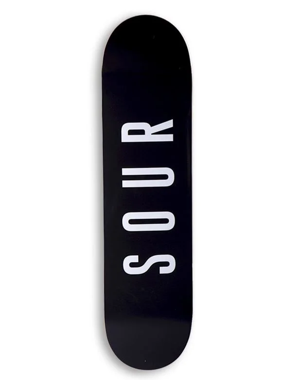 Sour Army Black  Skateboard Deck - 7.5"