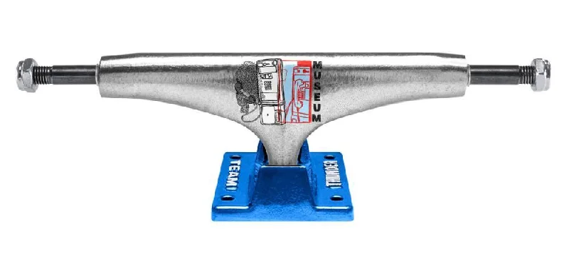 Thunder 148 Skateboard Trucks Thunder x Musuem Landline Polished / Blue - 148