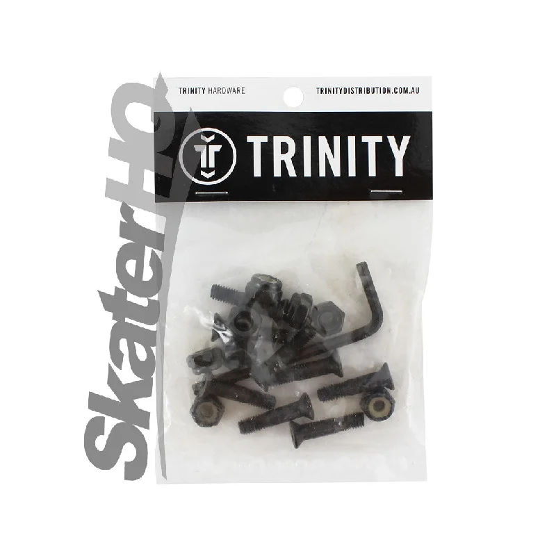 Trinity Allen 7/8 inch Bolts 8pk - Black