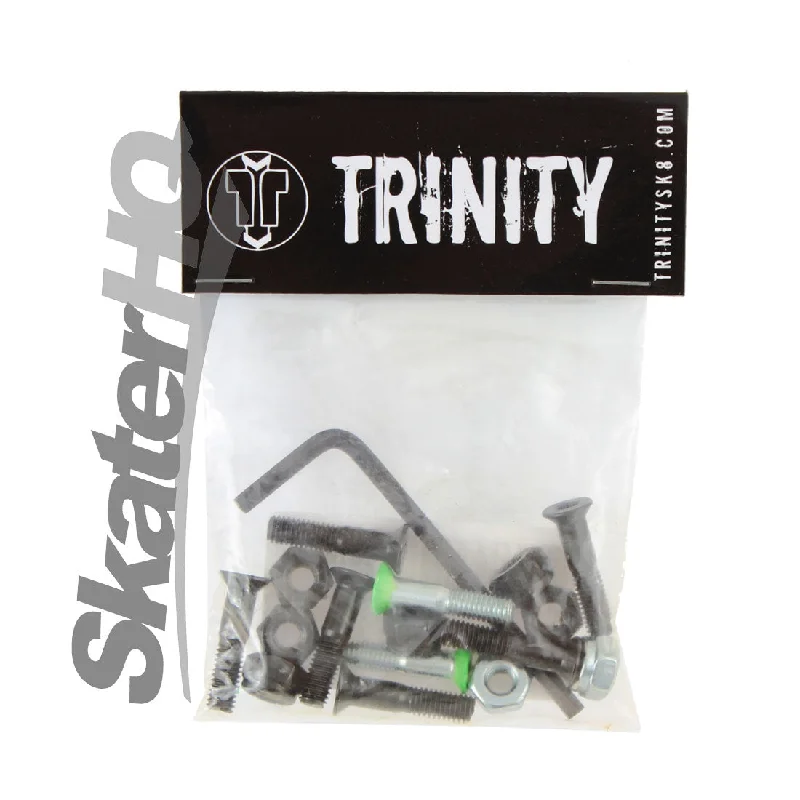 Trinity Allen 7/8 inch Bolts 8pk - Green/Black