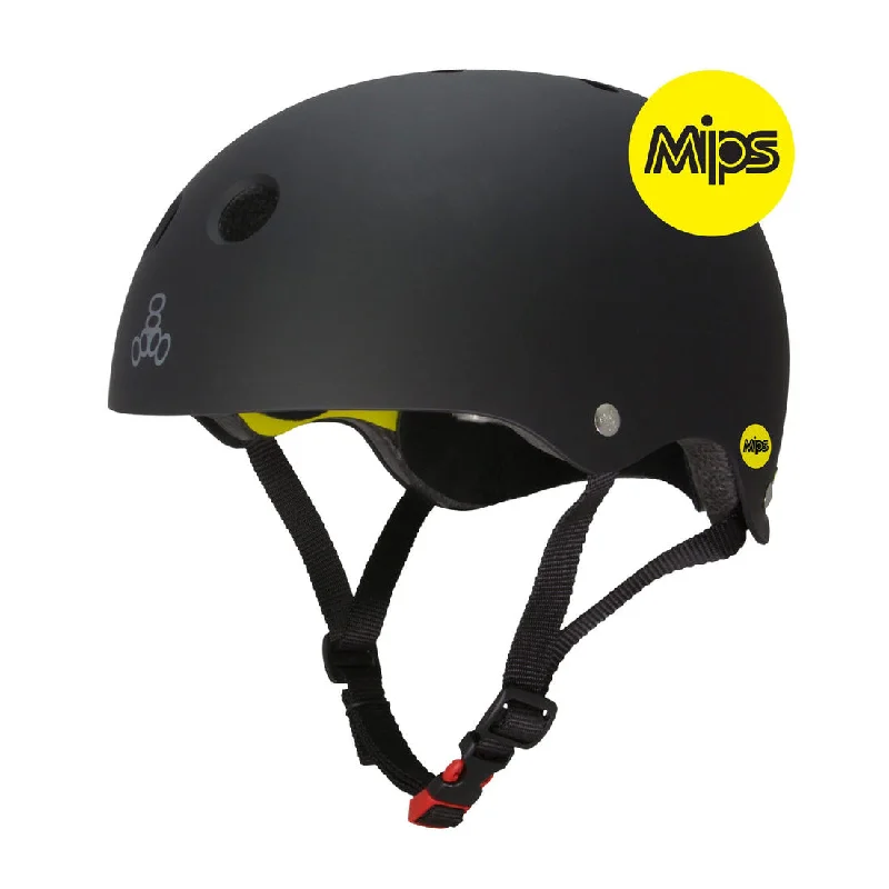 Triple 8 Skate 2 Cert MIPS Helmet - Black Rubber