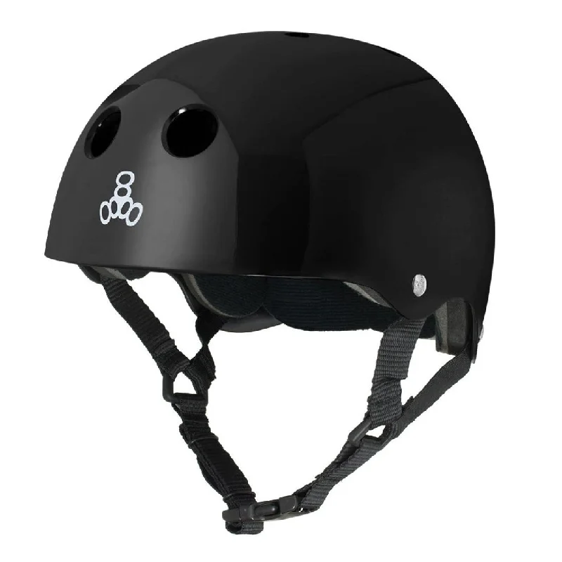 Triple 8 Skate SS Helmet - Black Gloss