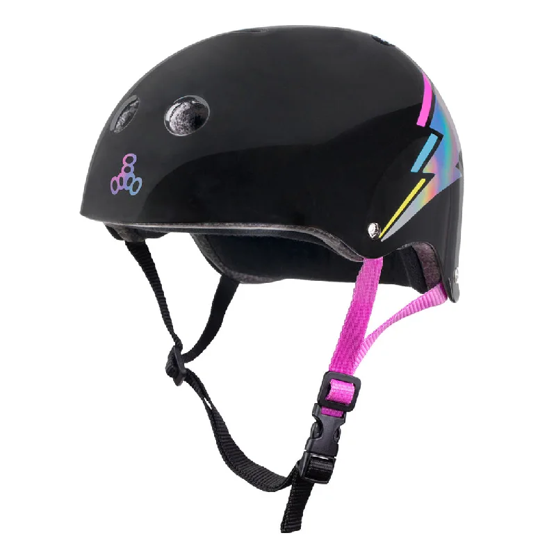 Triple 8 THE Cert SS Helmet - Black Hologram