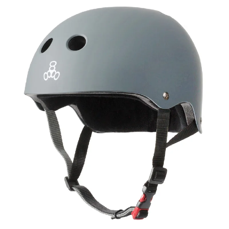 Triple 8 THE Cert SS Helmet - Carbon Rubber