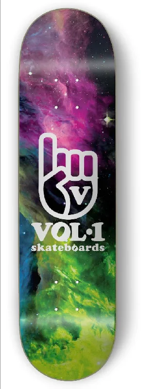 Vol.1 Cosmos Purple/Green Skateboard Deck - 7.75"