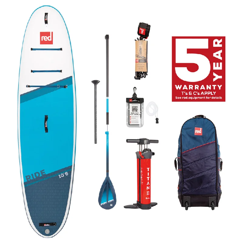 Red Paddle Co 10.6 Ride - HT Inflatable SUP Package  2023